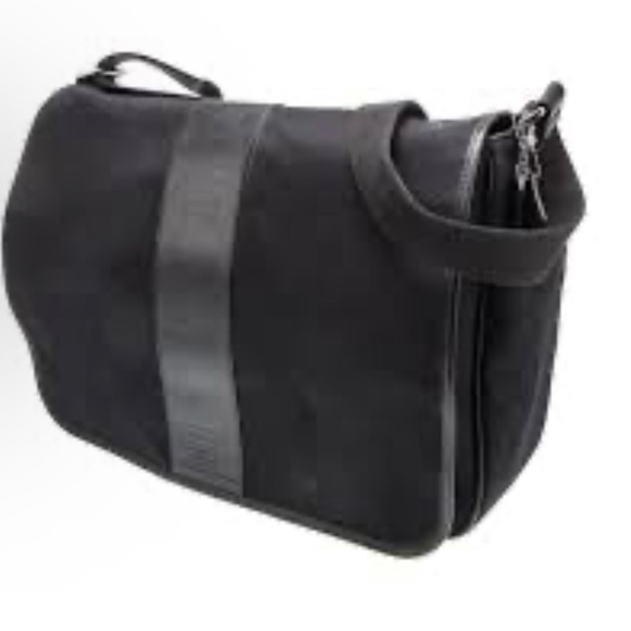Coach Black Messenger / Laptop Bag - Picture 1 of 16